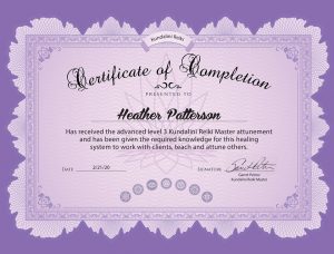 Kundalini Reiki Certification